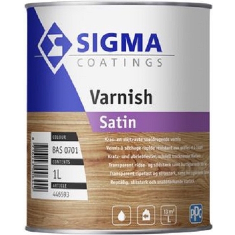 Sigma Varnish Ultra Matt - Op Kleur Gemengd - 2,5L