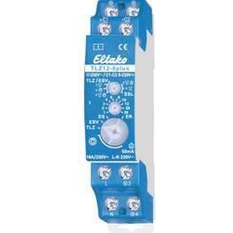Eltako 23100832 Trappenhuislichtautomaat DIN-rails 8 V DC/AC, 12 V DC/AC, 24 V DC/AC, 110 V DC/AC, 230 V DC/AC