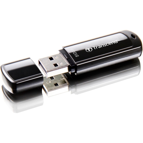 Transcend TS512GJF700 USB-stick 512 GB Zwart TS512GJF700 USB 3.2 Gen 1 (USB 3.0)