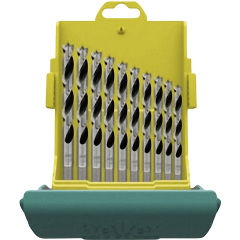 Heller HSS Turbo houtborenset 3-12 mm