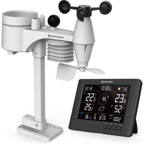 BRESSER 8-in-1 ClearViewTB weerstation