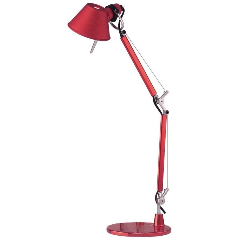 Artemide Tolomeo Micro Bureaulamp Retrofit Rood
