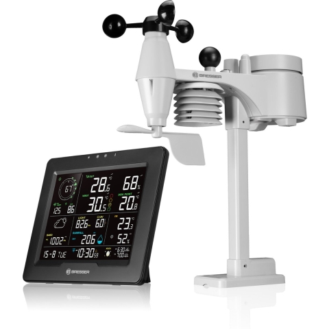 BRESSER 8-in-1-WiFi-Weerstation met Hitte-Index Sahara TB