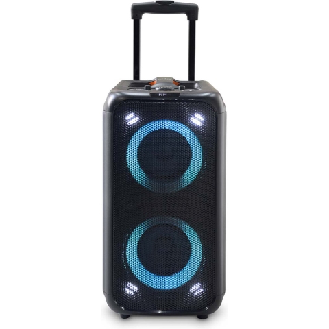 Nedis Bluetooth® Party Speaker | Maximale batterijduur: 5 uur | 240 W | Handgreep | Feestverlichting | Equalizer | Oranje / Zwart - SPPT2480BK
