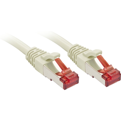 LINDY 47850 RJ45 Netwerkkabel, patchkabel CAT 6 S/FTP 0.50 m Grijs 50 stuk(s)