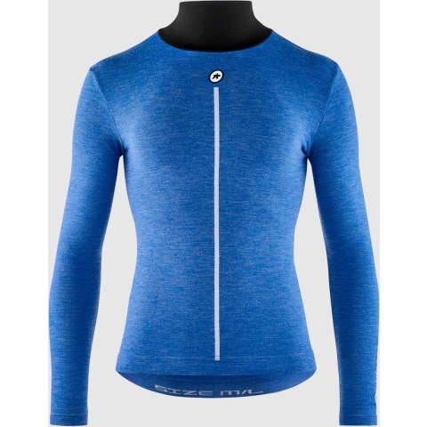 Assos Ultraz winter LS P1 skin layer ondershirt calypso blue heren II