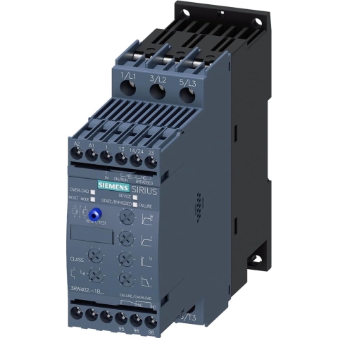 Siemens 3RW4028-1BB14 3RW40281BB14 Softstarter Motorvermogen bij 400 V 18.5 kW Motorvermogen bij 230 V 11 kW 200 V, 480 V Nominale stroom 38 A