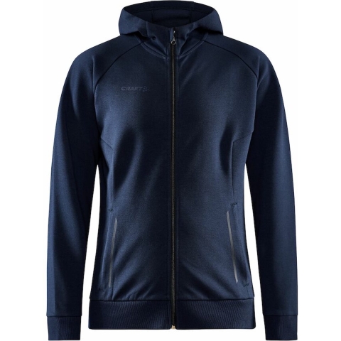 Craft 1910626 Core Soul Full Zip Hood Wmn - Dark Navy - XXL