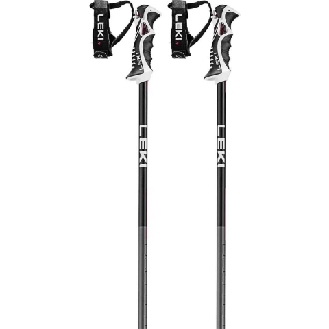 LEKI Bold Lite S skistokken zwart/rood, 120 cm
