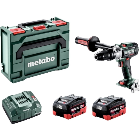 Metabo SB 18 LTX-3 BL I Metal 18V LiHD Accu Klopboormachine Set (2x 5.5Ah) In Metabox - 130Nm - 68mm