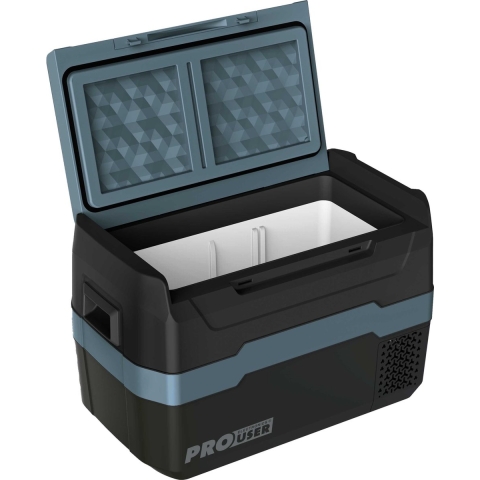 ProUser CoolX30 Koelbox Energielabel: F (A - G) Compressor 240 V/AC, 12 V/DC, 24 V/DC Blauw, Zwart 30 l -20 tot +10 °C