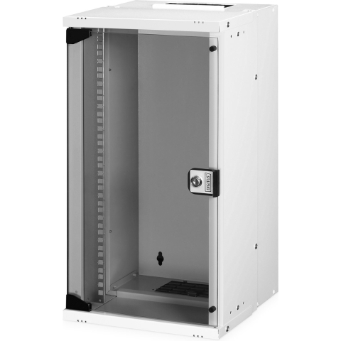 Digitus DN-49104 10inch-wandkast 12 HE Grijs, Grijs (metalen behuizing), Grijs (RAL 7035)