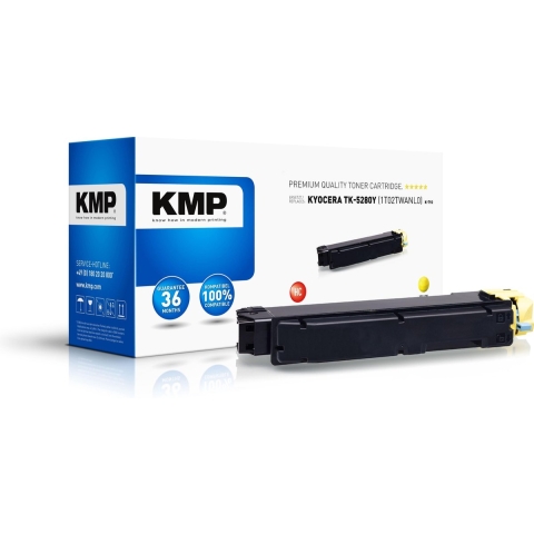KMP Toner vervangt Kyocera 1T02TWANL0, TK-5280Y Compatibel Geel 11000 bladzijden K-T92 2923,3009