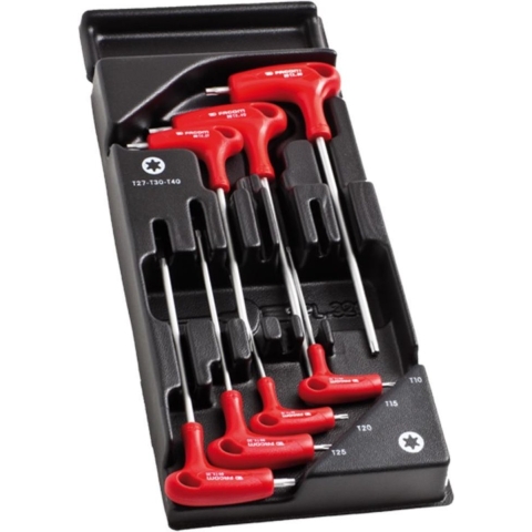 Facom MODULE VAN 7 INBUSSLEUTELS MET P-GREEP TORX® - MOD.89TXA