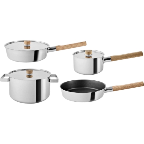 Eva Solo Pannenset Nordic Kitchen - RVS - 4 delig