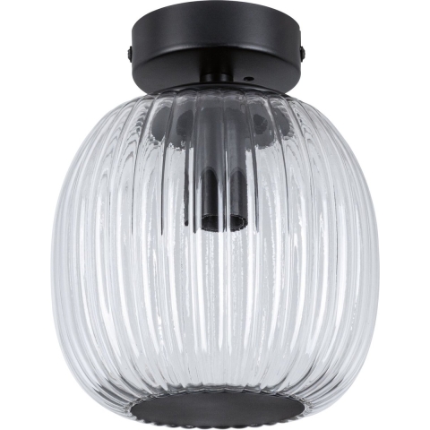 Paulmann 71145 Ruya Plafondlamp E14 Glas, Zwart (mat)
