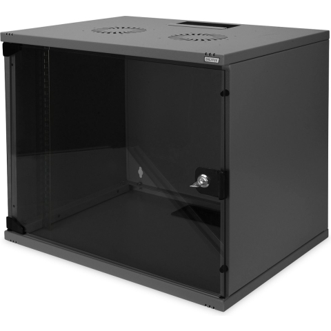 Digitus DN-19 09-U-S-SW 19inch-wandkast (b x h x d) 540 x 460 x 400 mm 9 HE Zwart (RAL 9005)