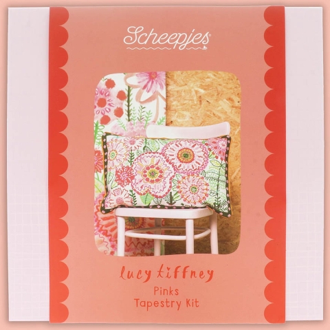 Scheepjes Lucy Tiffney Borduurkit 60x40cm Pinks
