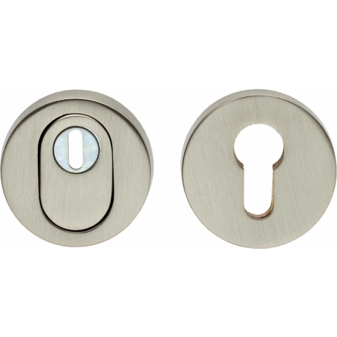 Intersteel Veiligheidsrozet SKG3 met kerntrekbeveiliging nikkel mat