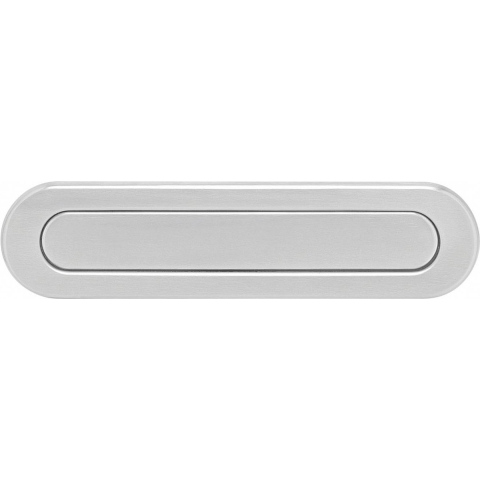 Intersteel Brievenbus ovaal met veer rvs geborsteld 342 x 76 mm