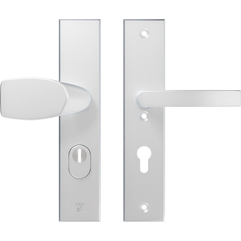 Veiligheidsbeslag Edge Plus Wing-knop+kruk Blok PC72 anti-kerntrek/omkeerbaar/252x52x12/alu. F1/SKG3