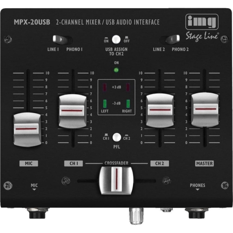IMG Stage Line MPX-20USB Stereo-Mischpult