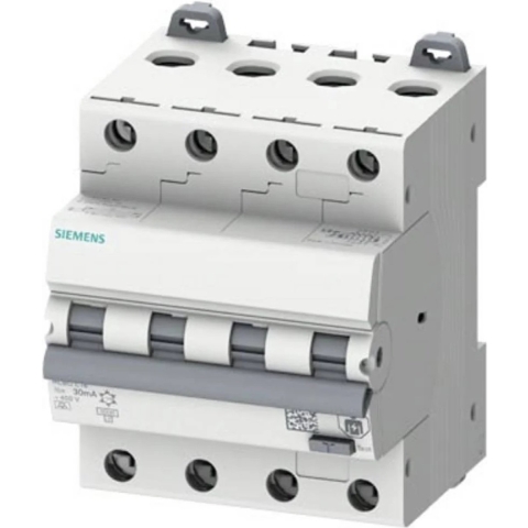 Siemens 5SU13466FP16 Aardlekschakelaar/zekeringautomaat Afmeting zekering = 3 4-polig 16 A 0.03 A