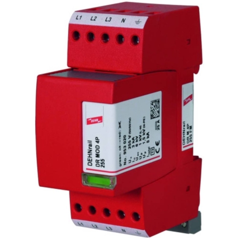 DEHN 953405 DR M 4P 255 FM Overspanningsveilige afleider Overspanningsbeveiliging voor: Verdeelkast 8 kA 1 stuk(s)