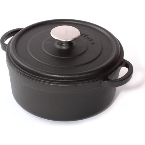 Cuisinova Braadpan Gietijzer Ø 20 cm 2,5 liter Zwart