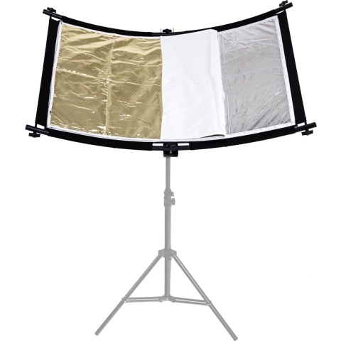 Caruba Curved Face Reflector Pro Kit - 110cm x 60cm (incl uitbreidings-set)