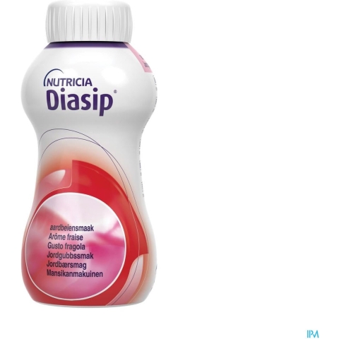 Nutricia Diasip Aardbei 4-pack