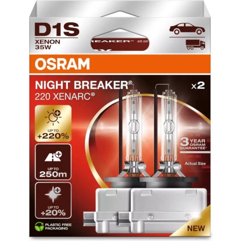 OSRAM 66140XN2-2HB Xenonlamp Night Breaker 200 D1S 35 W 85 V