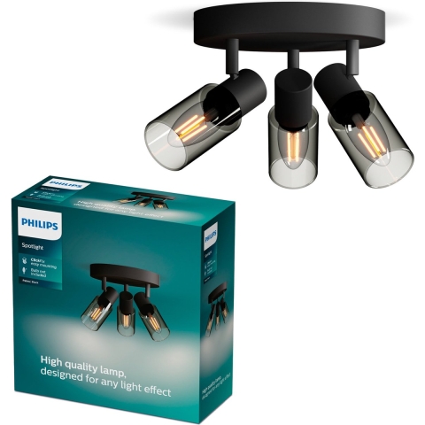 Philips Palms 8720169299351 Plafondspot E14 Zwart