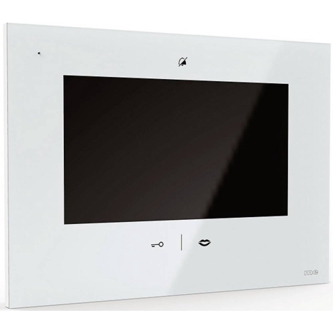 m-e modern-electronics VDV-907 W Binnenunit voor Video-deurintercom WiFi, Radiografisch Wit