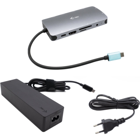 i-tec I-TEC USB-C Metal Nano Dock HDMI/VGA+PD USB-C dockingstation