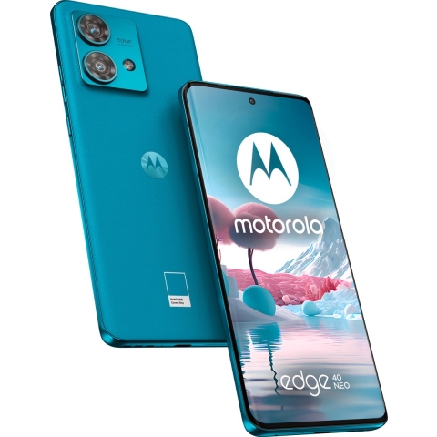 Motorola moto edge40 Neo 5G smartphone 256 GB 16.6 cm (6.55 inch) Blauw Android 13 Dual-SIM