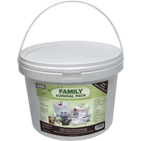 BCB Adventure familie survival pakket voor thuisisolatie
