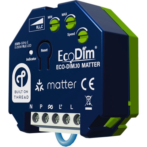 Enzo LED dimmer element | 0-250W EcoDim fase afsnijding | Matter - 4355436