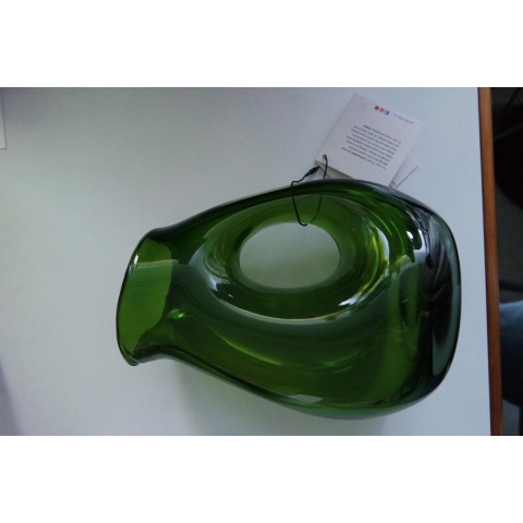 POLSPOTTEN Jug With Hole Karaf 0,85L Moss Green