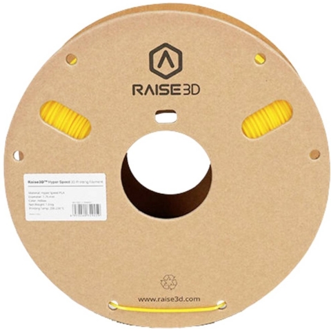 RAISE3D PMRA-1019-005 Hyper Speed PLA Filament PLA kunststof 1.75 mm 1000 g Geel 1 stuk(s)