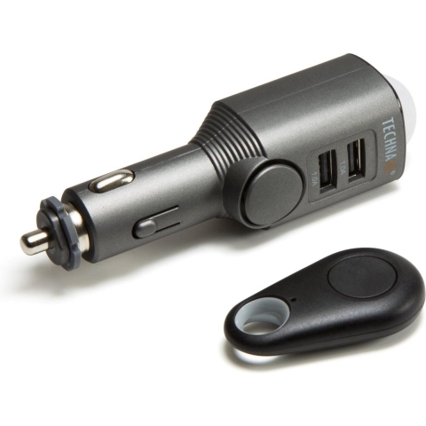 Technaxx TX-100 Auto-alarmsysteem Afstandsbediening, Binnenbewaking 12 V, 24 V Zwart