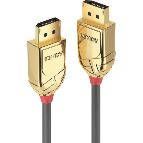 LINDY 36293 DisplayPort-kabel DisplayPort Aansluitkabel DisplayPort-stekker, DisplayPort-stekker 3.00 m Grijs