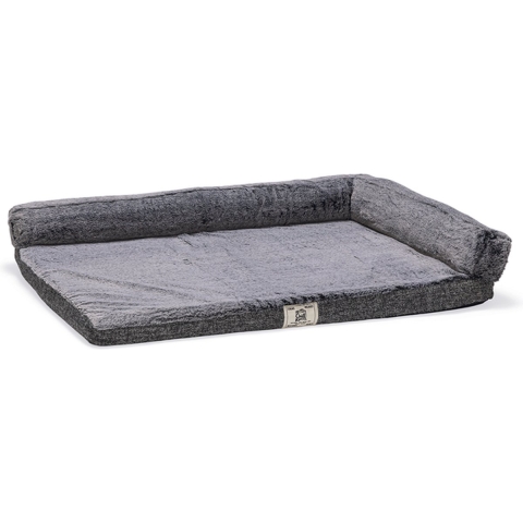 Nano Chill Kuzzi - Orthopedisch Benchkussen - Grijs - 78x54x5 cm