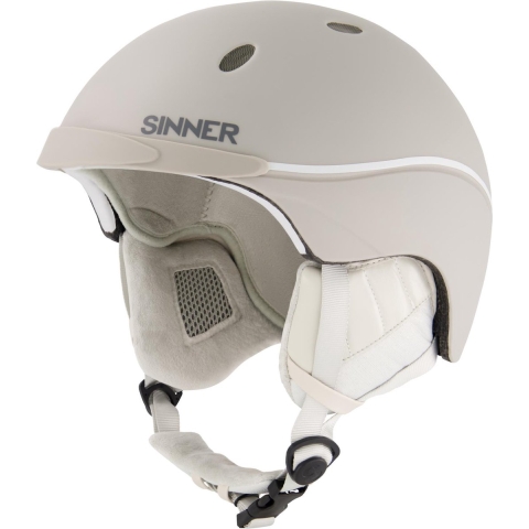 Sinner TITAN skihelm mat licht grijs, 55-58 cm