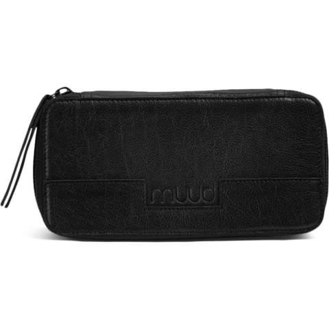 MUUD Hope Black - Handgemaakt leren etuit 6x20cm