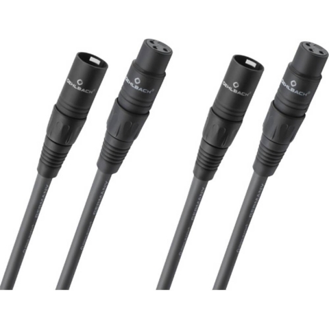 Oehlbach NF 14 Master X XLR Verbindingskabel [1x XLR-stekker - 1x XLR-bus] 1.00 m Antraciet