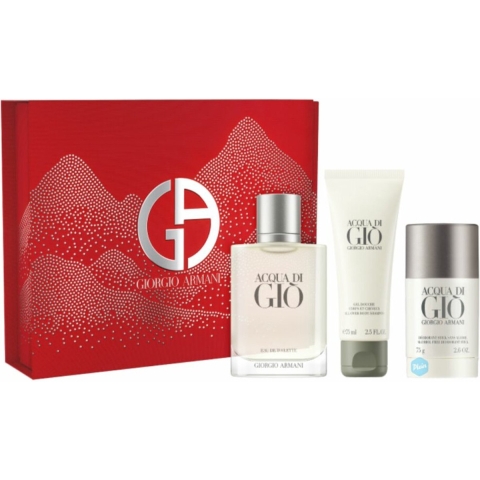 Giorgio Armani Acqua di Giò Homme Geschenkset Eau de Toilette Spray 100 ml + Douchegel 75 ml + Deodorant 75 gr 1 set