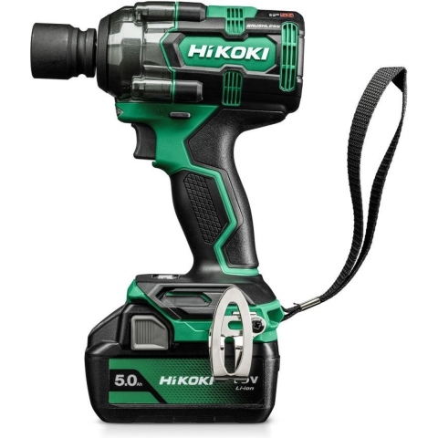 HiKOKI WR18DHWPZ Accu Slagmoeraanzetter - 1/2"- 18V Incl. 2x 5,0Ah Accu's En Lader In HSC II