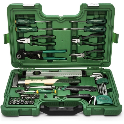 SATA Gereedschapskoffer 1/4 inch gevuld 56-delig - SAT09548G