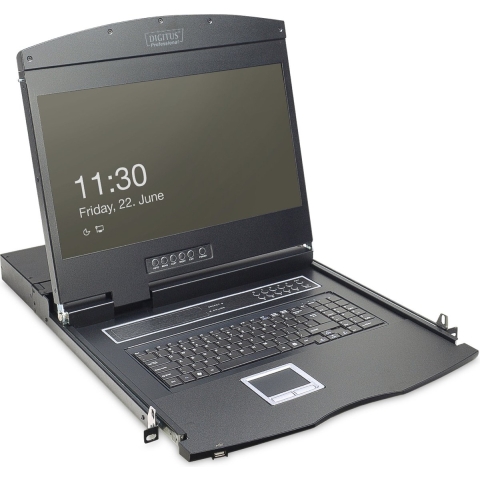 Digitus DS-72211-2GE KVM-console VGA 1366 x 768 Pixel